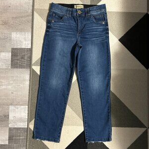 Democracy "Ab" Technology Straight Cropped Jeans Women's Size 8